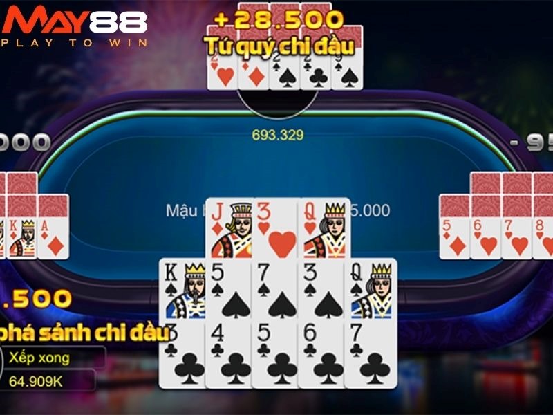 Áp dụng cách xếp “3 phé bắn tài”
